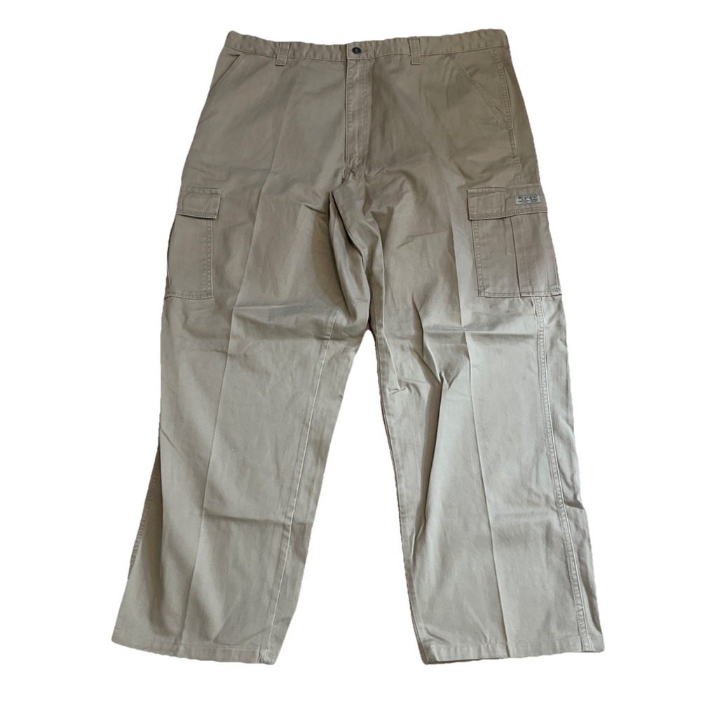 Wrangler Men's Regular Cargo Pants Tan 42x32 Utility‎ Outdoor Casual